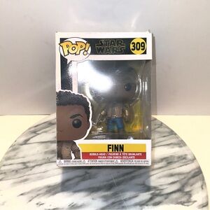 Funko Finn Vinyl Figure - Blue, Tan & Yellow Accents